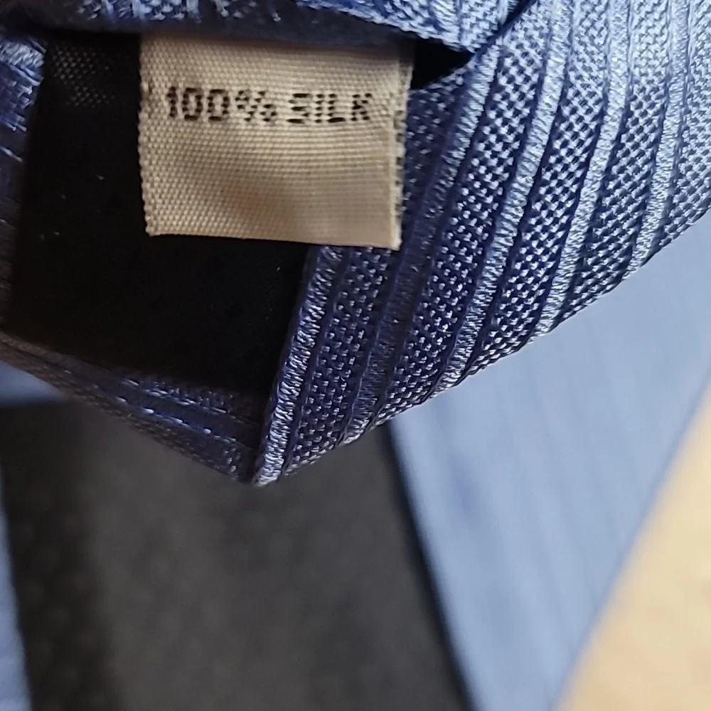 The Men's Store at Bloomingdale's Baby Blue Faint Striped Tie Exclusive 3.4" - Picture 4 of 7